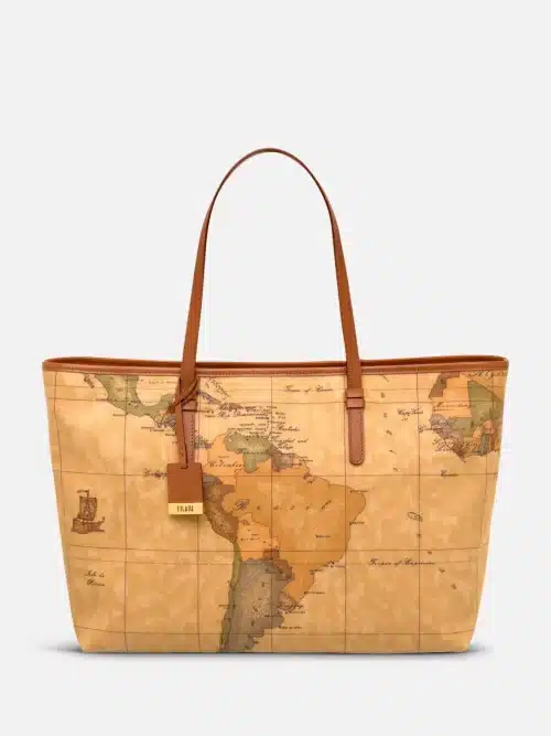 Geo Classic Borsa shopping maxi con zip