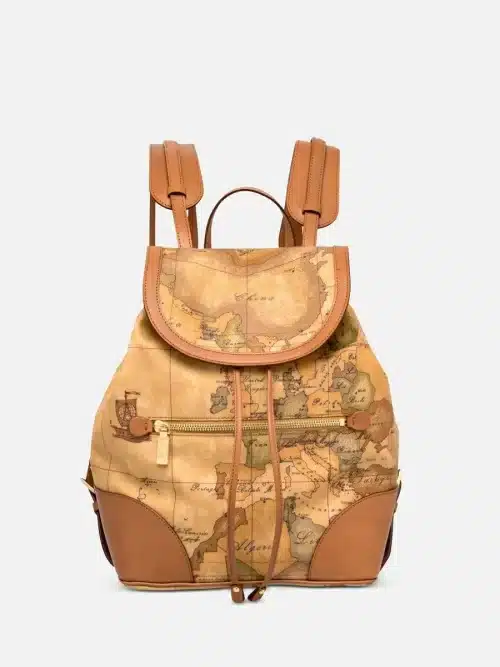 Geo Classic Zaino con angoli in pelle