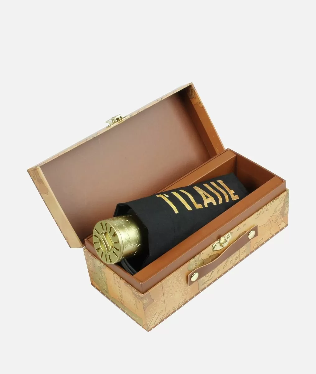 Ombrello 1ᴬ Classe supermini Logo Geo Nero - immagine 2