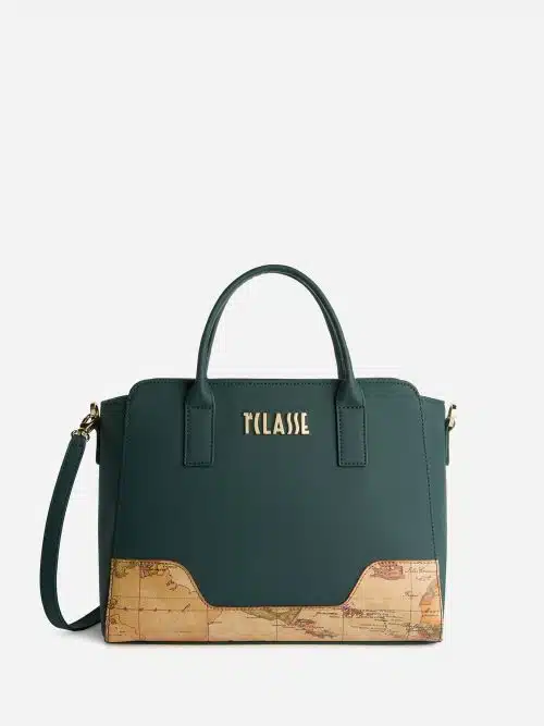 Frost Geo borsa a mano Verde Bottiglia